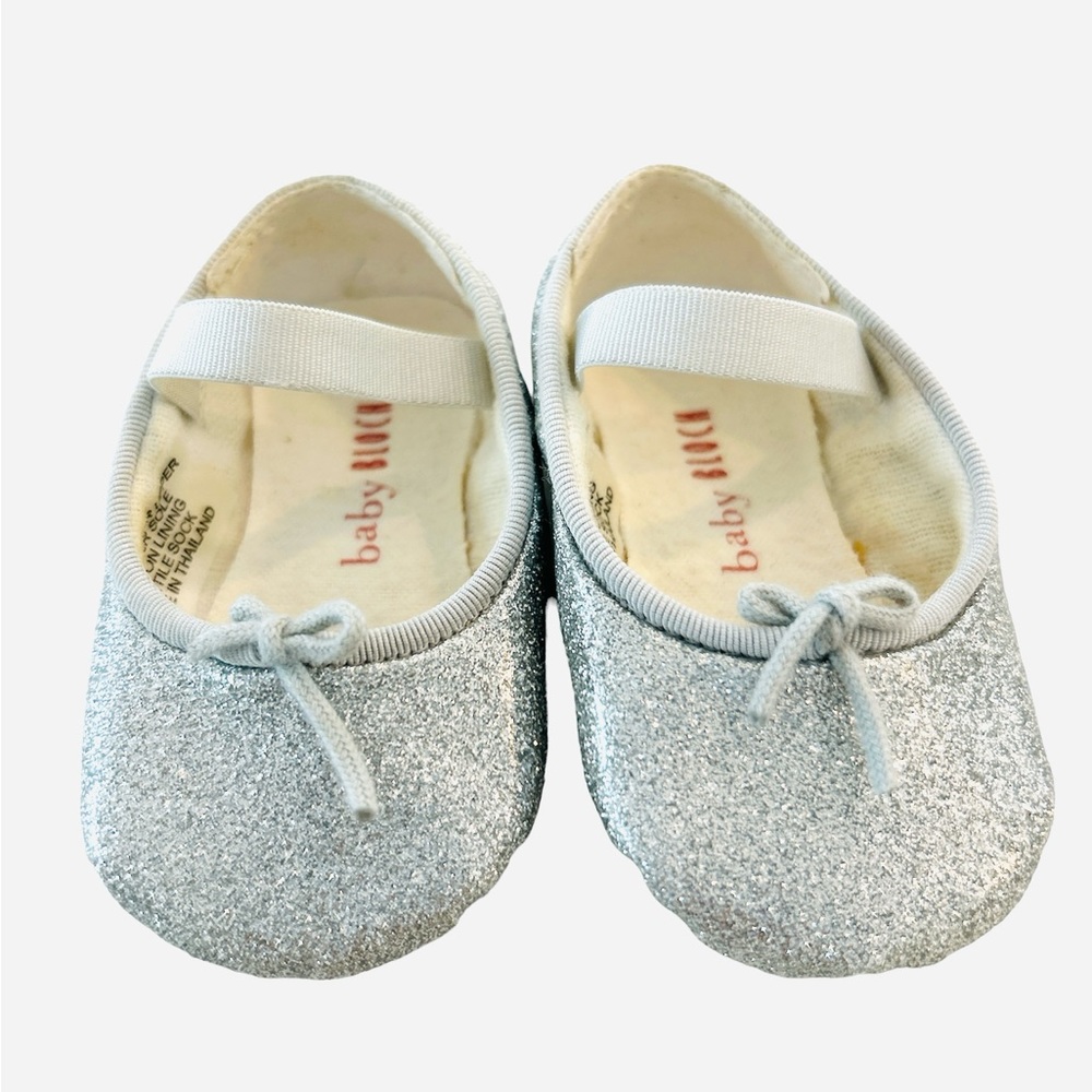 Baby Bloch ballet slippers - silver  🩰